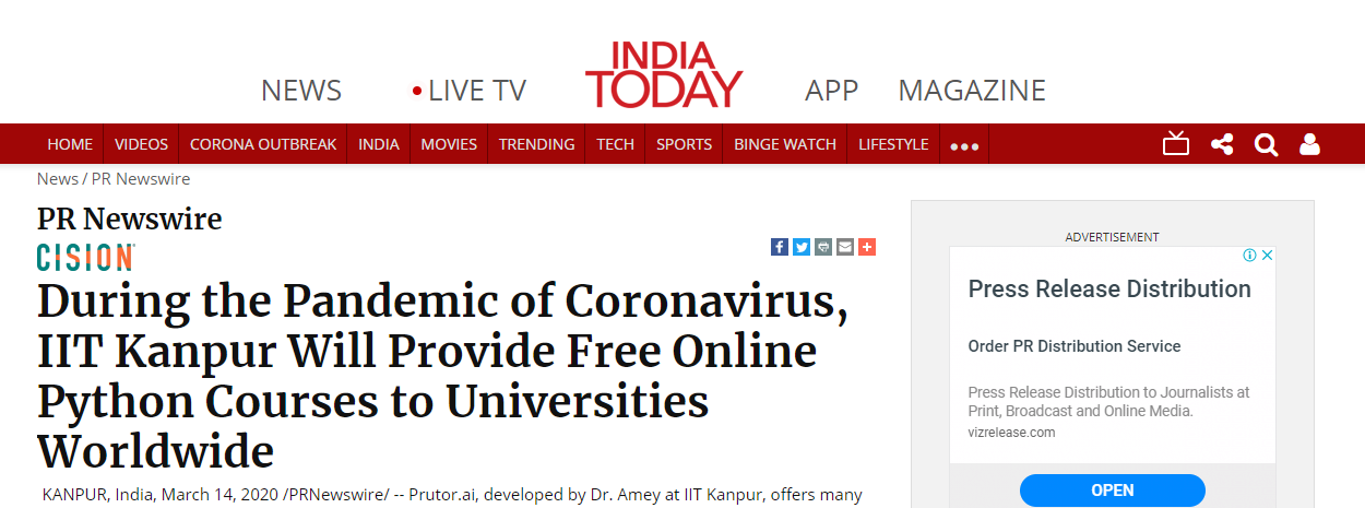 Coronavirus india today