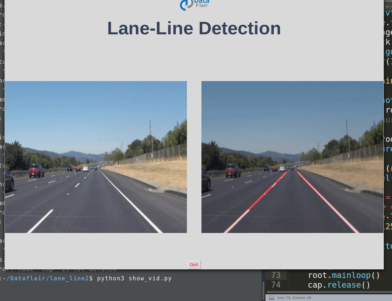 AI - Road Lane line detection Project | Prutor.ai